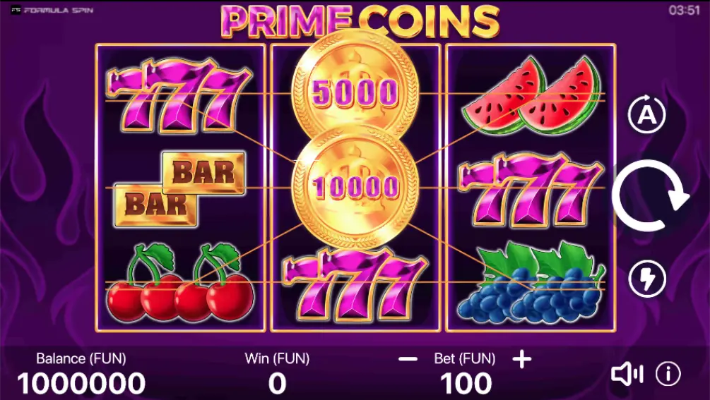 Prime Coins Hold to Win Slot